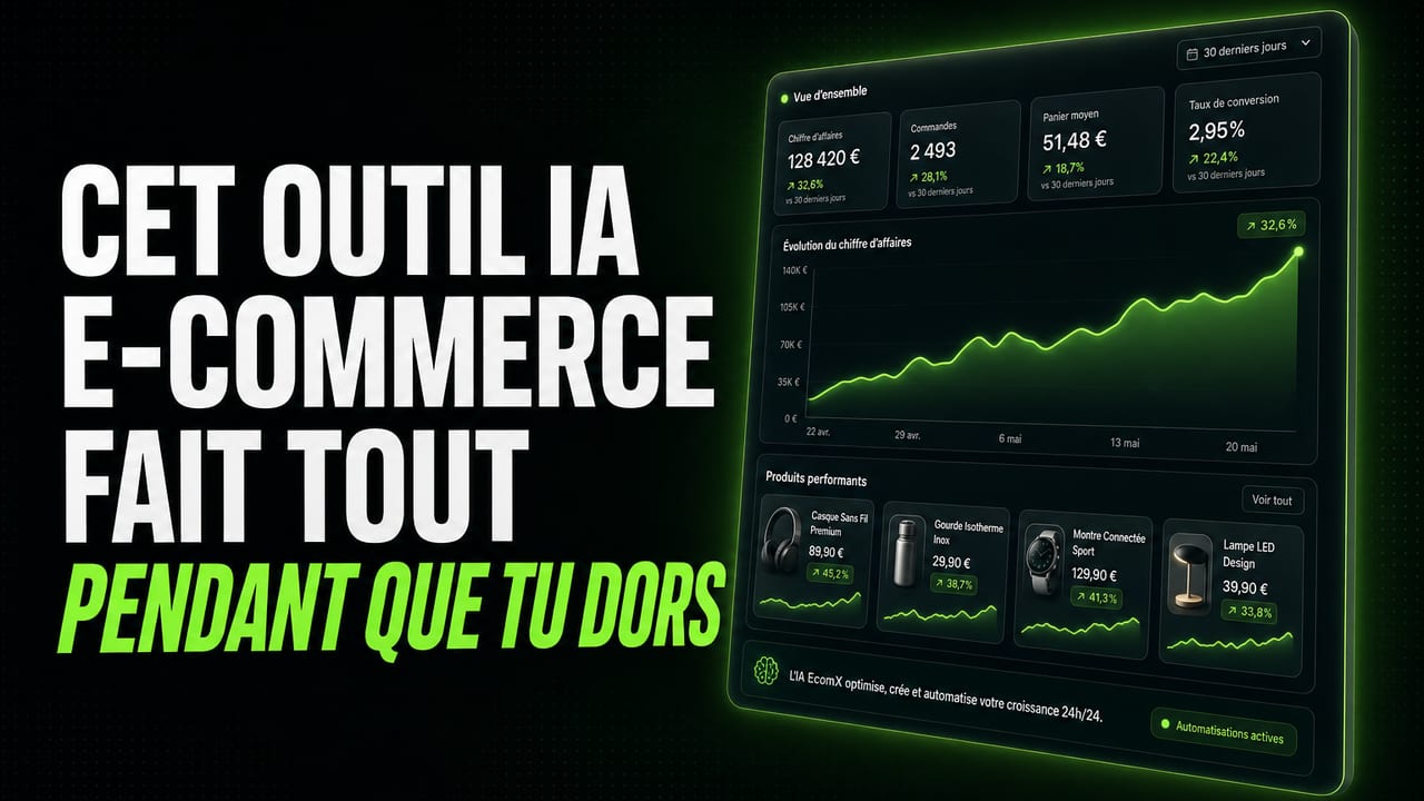 Cet outil IA e-commerce fait tout pendant que tu dors